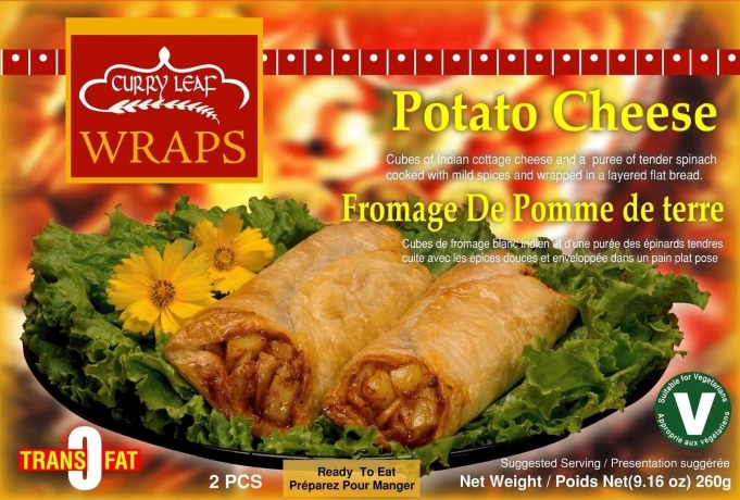 Potato Cheese Wraps